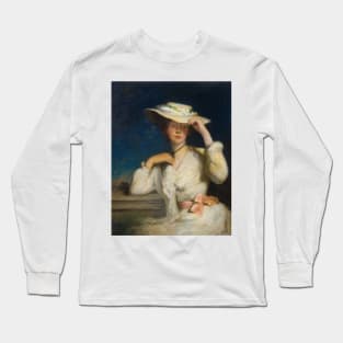 Symphony In Pink And White by George Elgar Hicks Long Sleeve T-Shirt